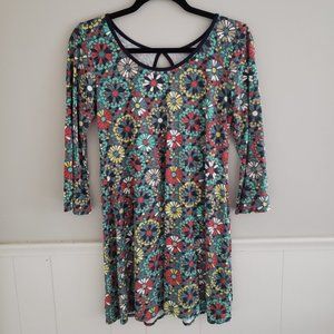 SALAAM Anthropologie Retro Floral Dress